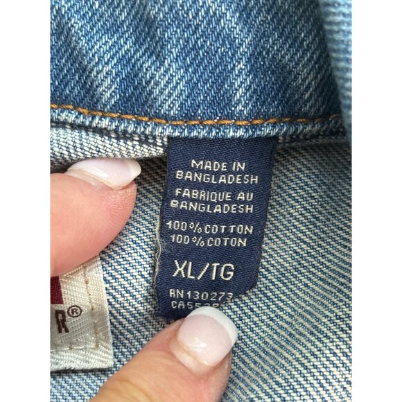 Wrangler Rugged Wear Men's Denim Cowboy Jacket XL - Picture 8 of 11